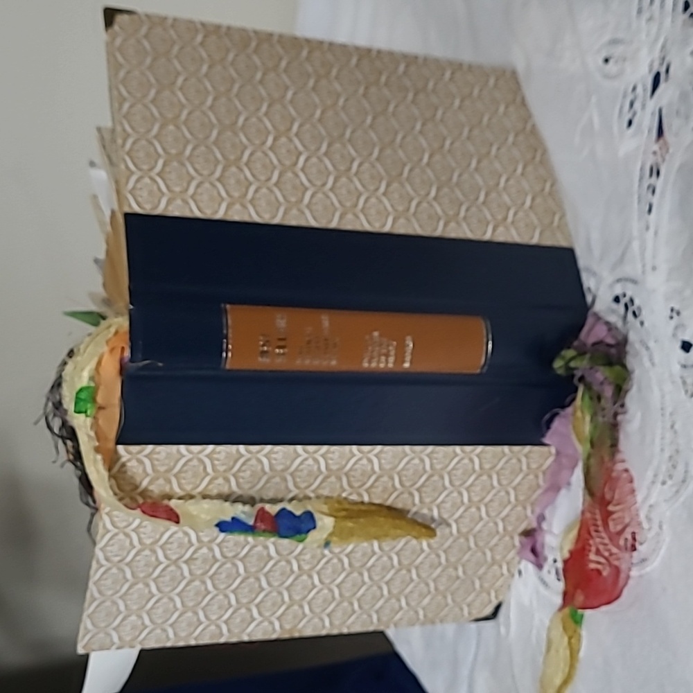 😀 HAND CRAFTED altered book junk journal, card holder vintage - Picture 17 of 17